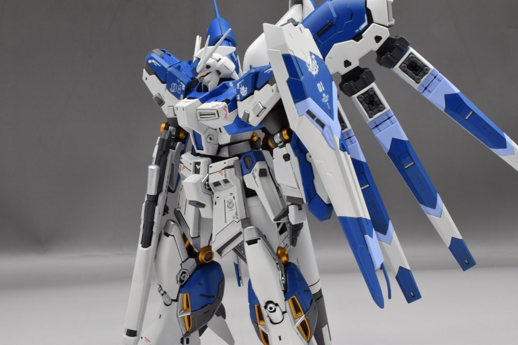Hi-ν　ガンダム–4枚目/制作者：アンジェロのプラモデル工房