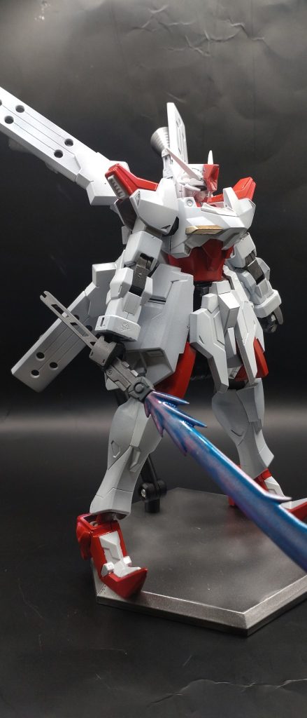 外装パージ＆ビームザンバー。ビームザンバーの柄は左サイドアーマーに帯刀できるようにしました。