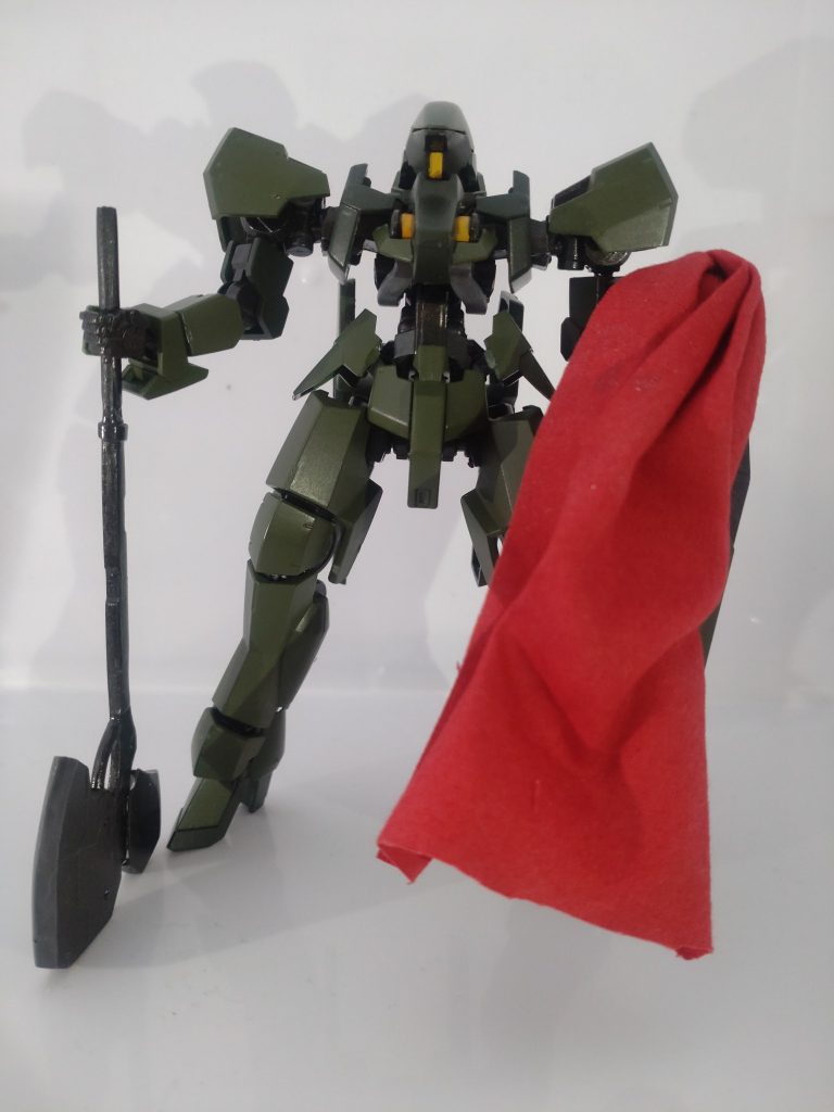 グレイズフレーム系は元のキットが良キットなのでヘタがいじらない方がいいと思って無改造にしました