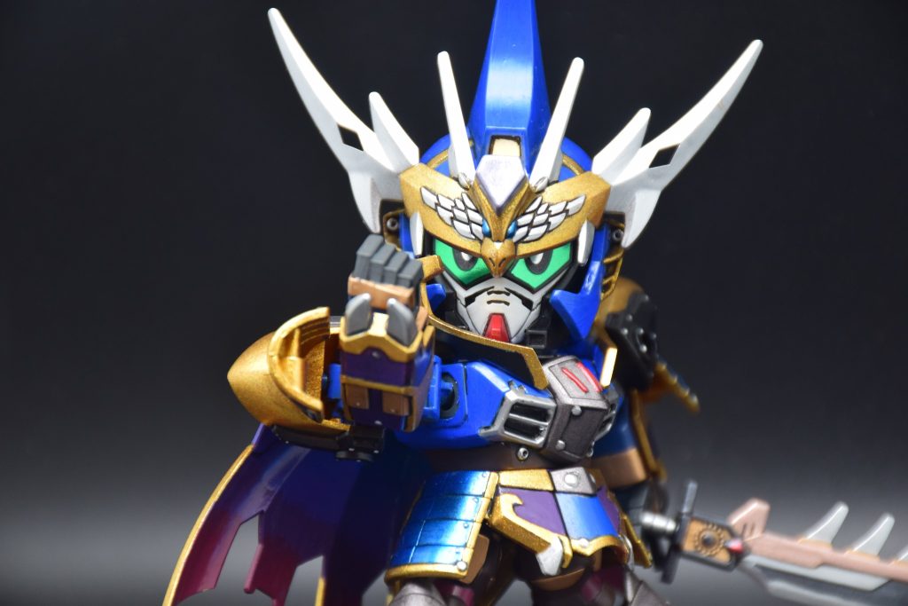 曹操ガンダム (真三國無雙color ver.) – SDガンダム三国伝 筆塗り全塗装–9枚目/制作者：KaTim
