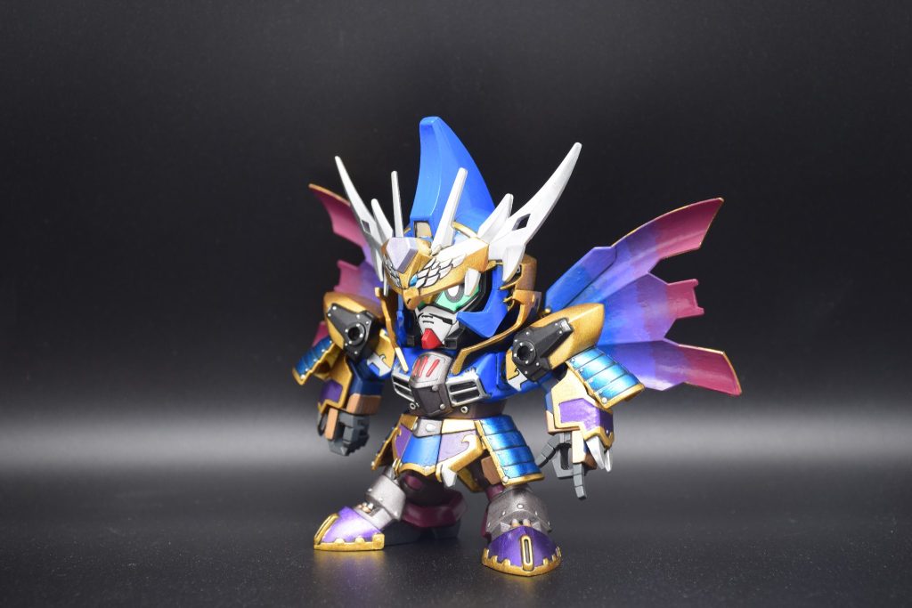 曹操ガンダム (真三國無雙color ver.) – SDガンダム三国伝 筆塗り全塗装–2枚目/制作者：KaTim