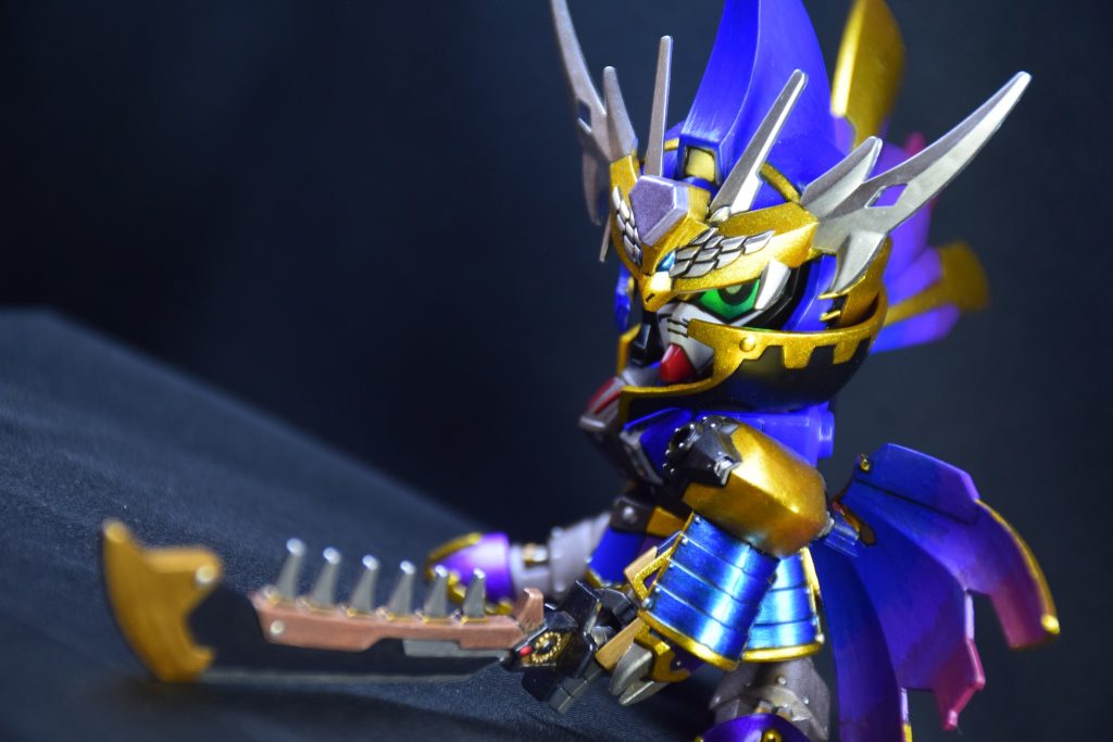 曹操ガンダム (真三國無雙color ver.) – SDガンダム三国伝 筆塗り全塗装–4枚目/制作者：KaTim
