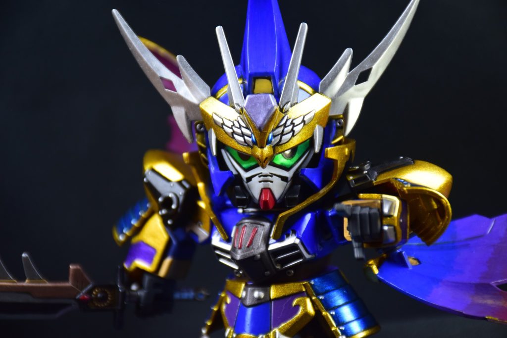 曹操ガンダム (真三國無雙color ver.) – SDガンダム三国伝 筆塗り全塗装–3枚目/制作者：KaTim