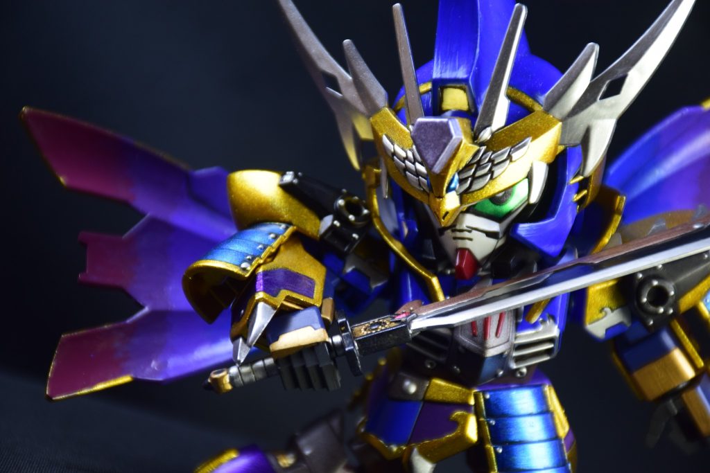 曹操ガンダム (真三國無雙color ver.) – SDガンダム三国伝 筆塗り全塗装