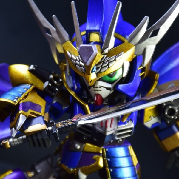 曹操ガンダム (真三國無雙color ver.) – SDガンダム三国伝 筆塗り全塗装