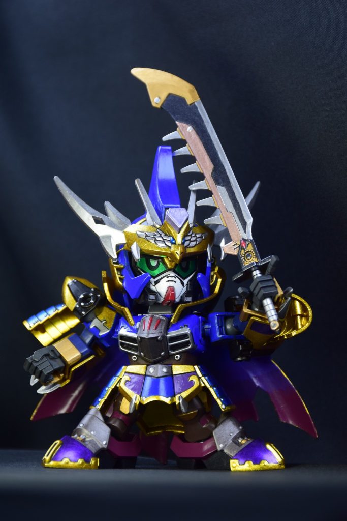 曹操ガンダム (真三國無雙color ver.) – SDガンダム三国伝 筆塗り全塗装–8枚目/制作者：KaTim
