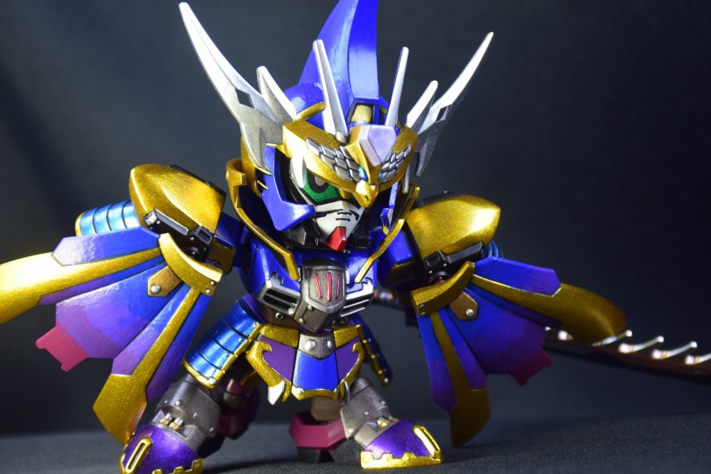 曹操ガンダム (真三國無雙color ver.) – SDガンダム三国伝 筆塗り全塗装–5枚目/制作者：KaTim