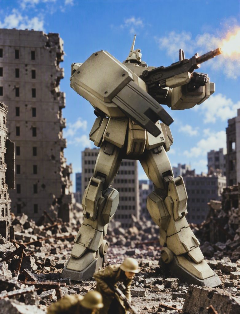 次回作、Ez-8を用いた市街戦ジオラマを予定しています。どのミリタリーミニチュアと合わせるか思案中です。