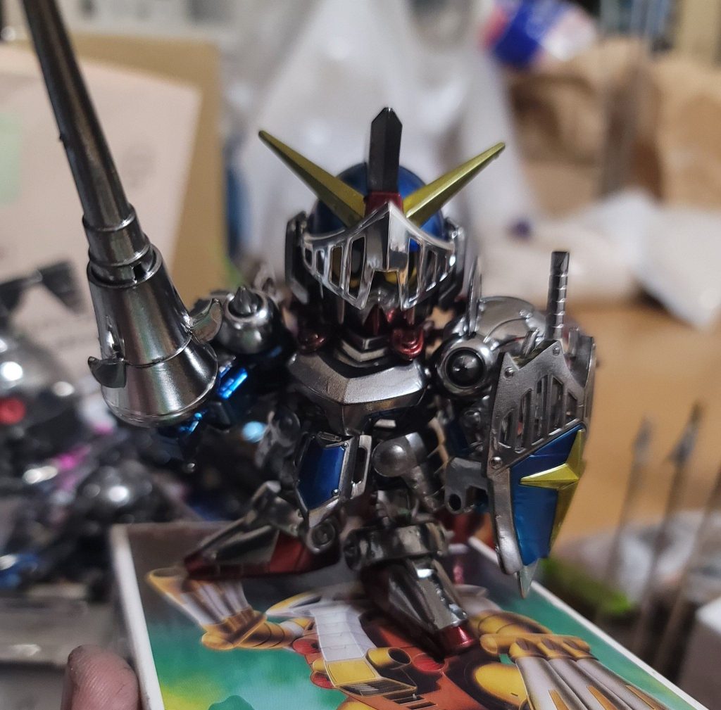 SD 騎士ガンダム　ウレタン＋ガイアメッキ