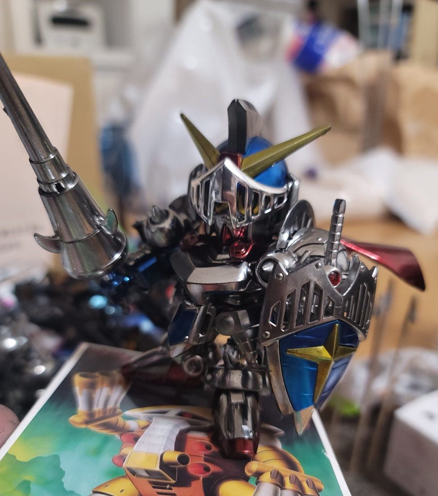 SD 騎士ガンダム　ウレタン＋ガイアメッキ–2枚目/制作者：nabewobilly