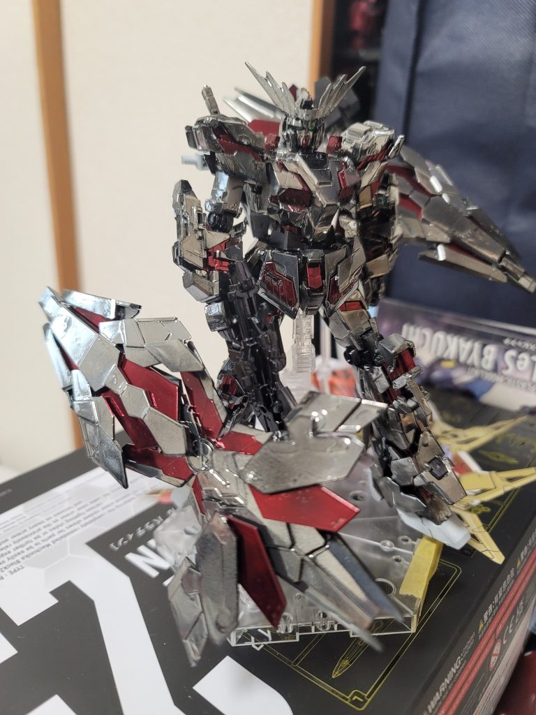 HG フェネクス　シルバーコーティング風