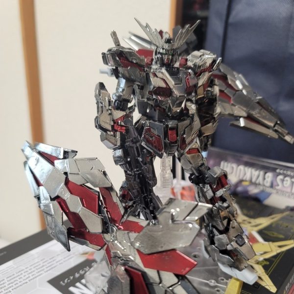 HG フェネクス　シルバーコーティング風