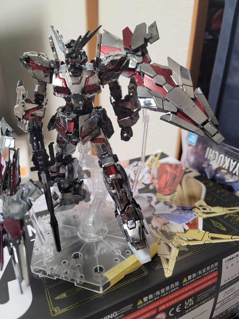HG フェネクス　シルバーコーティング風–3枚目/制作者：nabewobilly