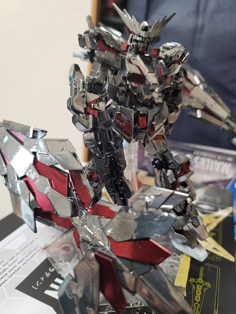 HG フェネクス　シルバーコーティング風–4枚目/制作者：nabewobilly