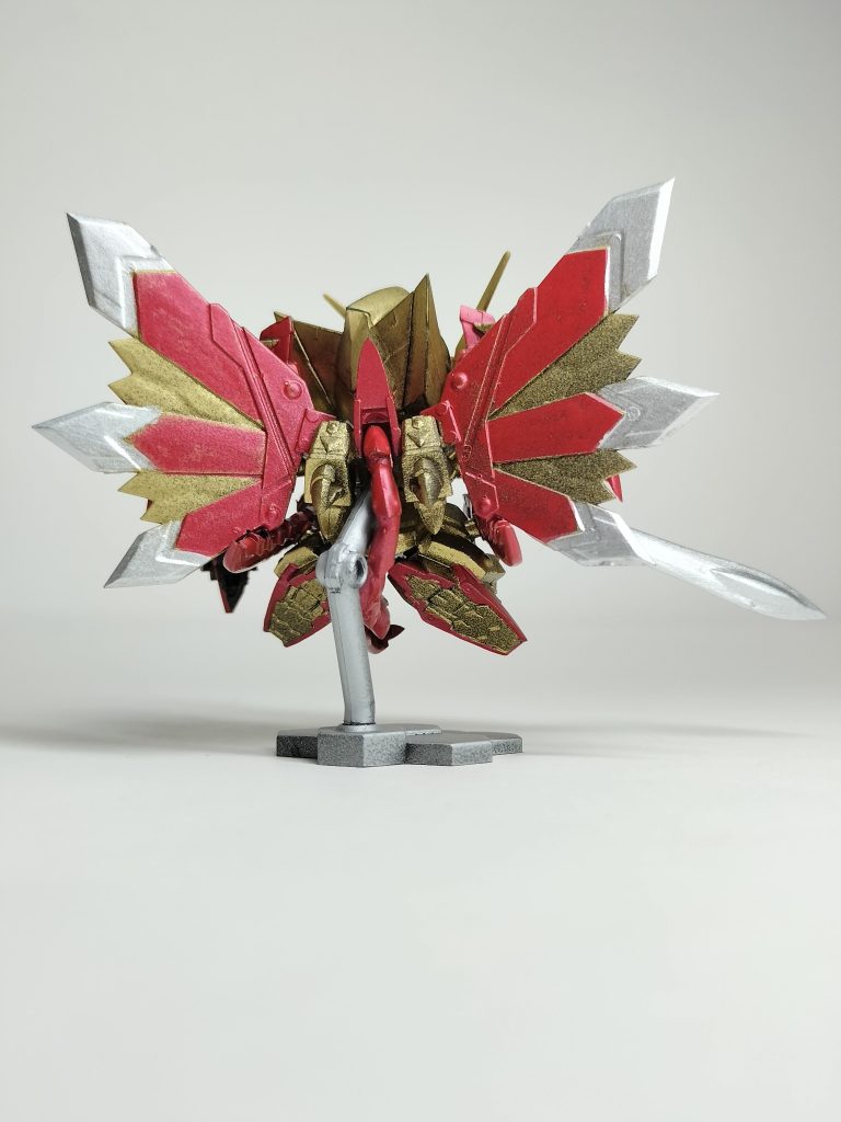 1回塗りなんで若干ムラが(gundam-kao5)