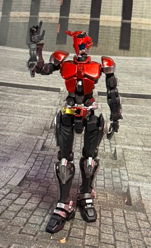 仮面ライダーカブト（HG赤いガンダム）