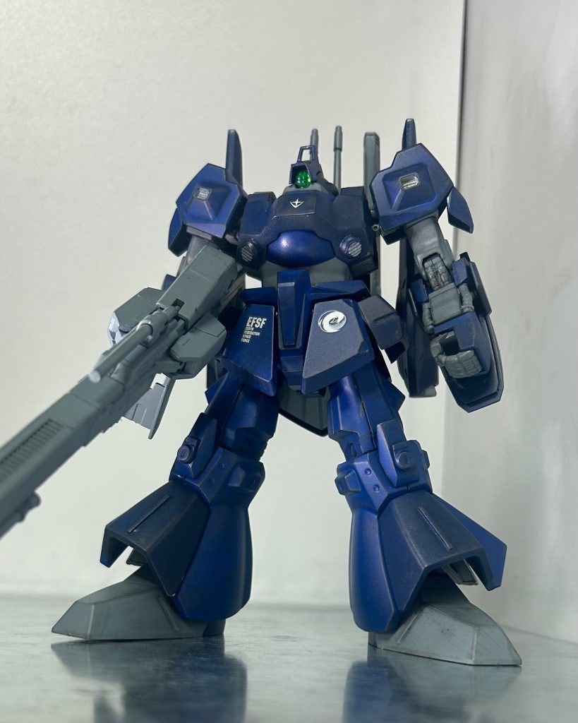 今回は制作途中が無いのです…ﾜｽﾚﾃﾀ。ベースキットはアップデート版のリック・ディアスを使用しています。制作イメージとしては連邦版ドムみたいな感じで制作しました。