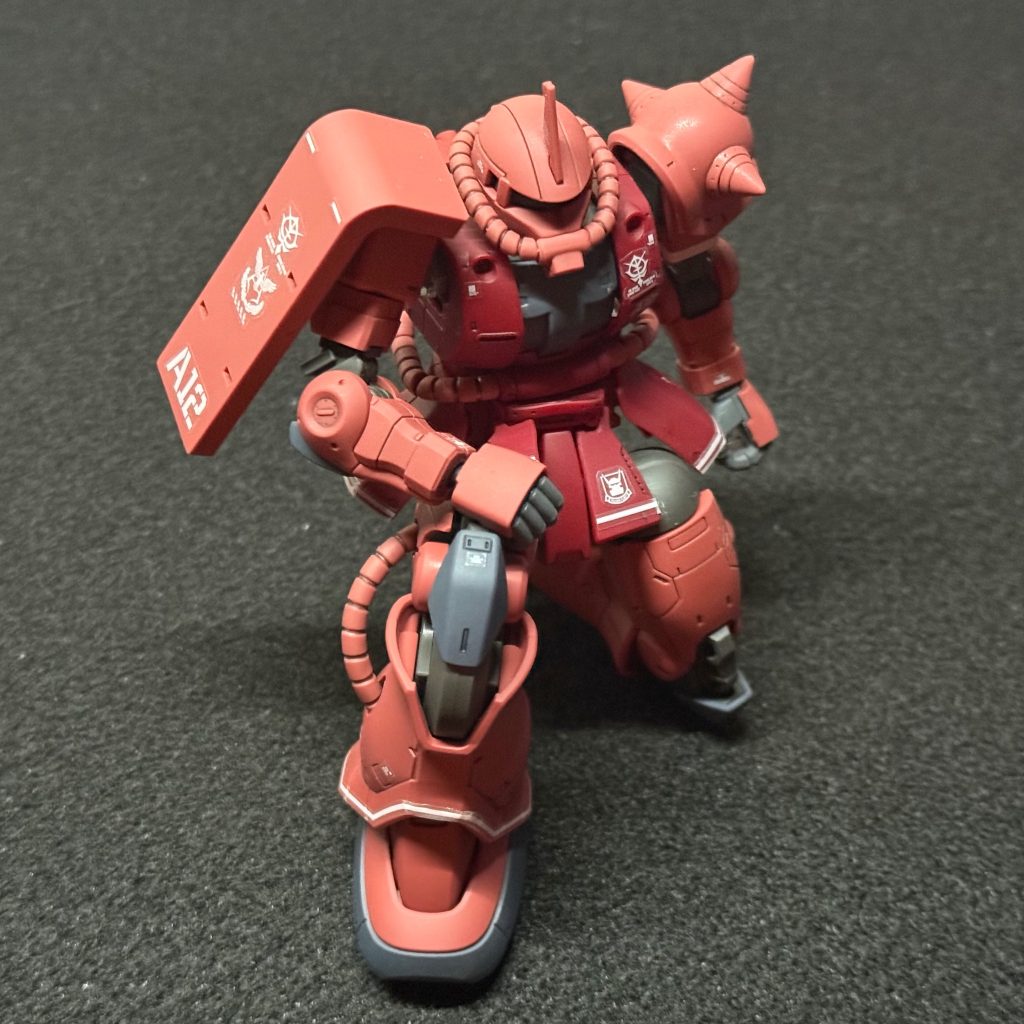 HG シャア専用ザクII 赤い彗星Ver.–5枚目/制作者：『さめお』