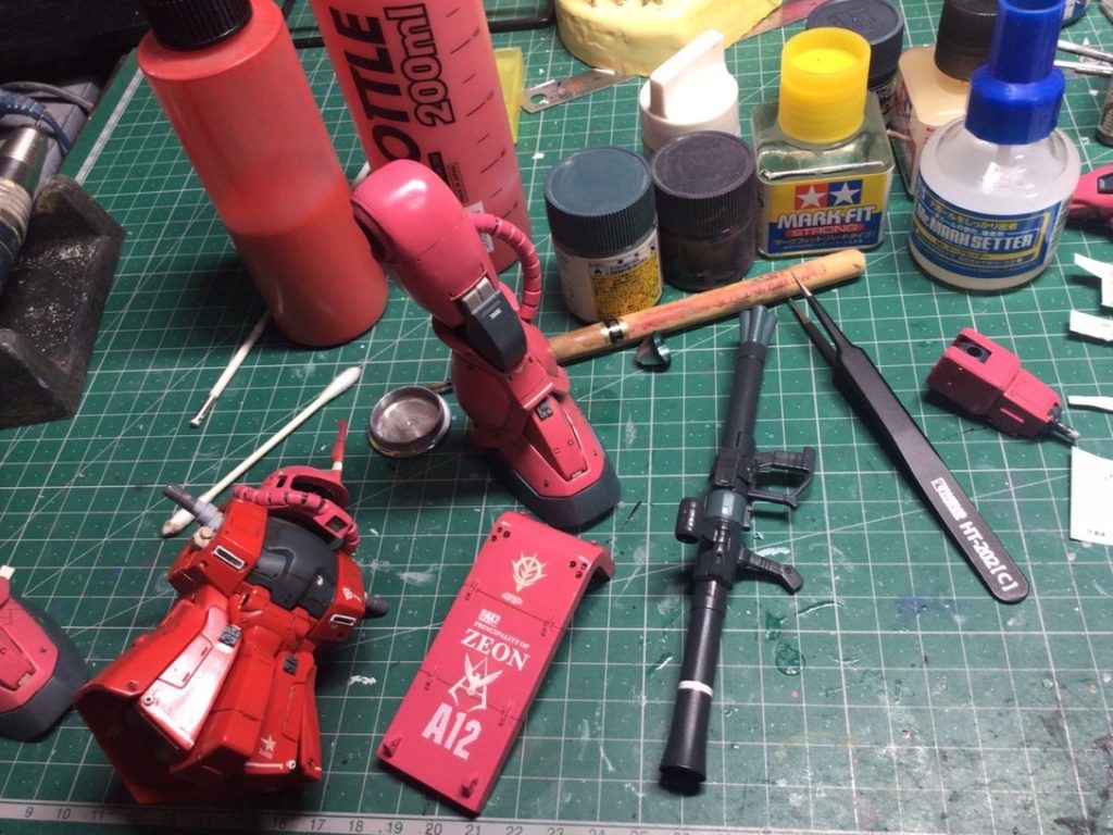 MGシャア専用ザクver.1.0–3枚目/制作者：HIRO