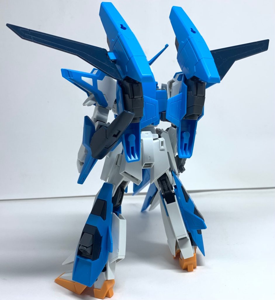 後ろ姿。