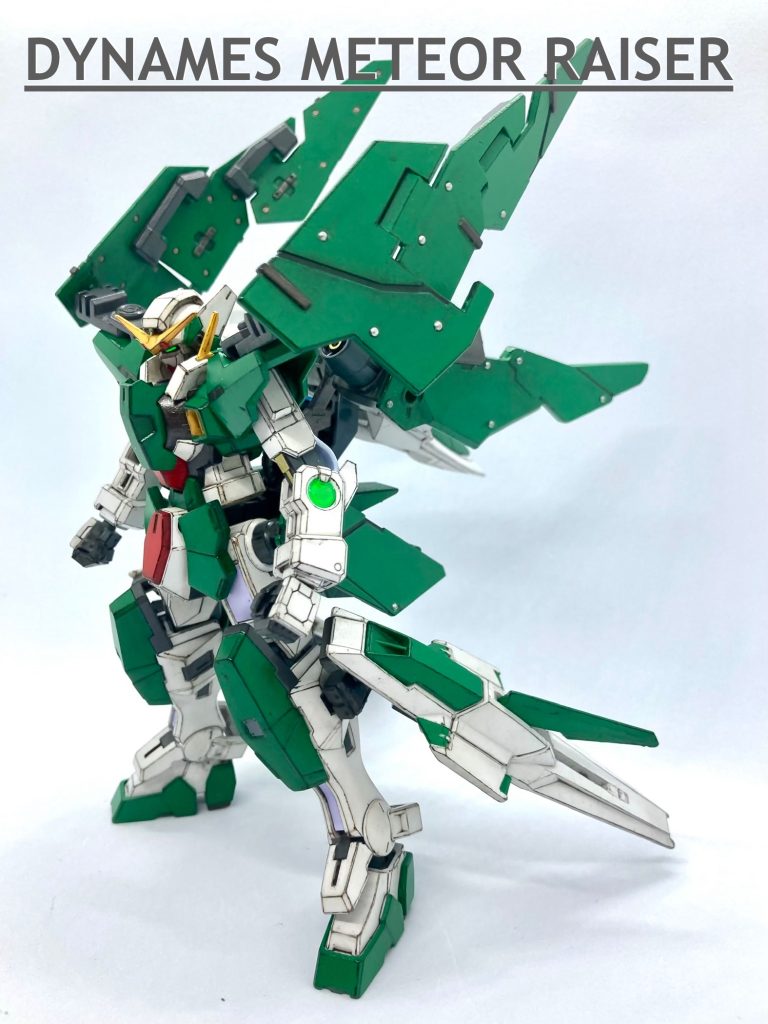 デュナメス・メテオライザー誕生です!!ダブルオーライザー同様、ガンダムを超えた存在となったので、ガンダムの名前はありません😆✌️