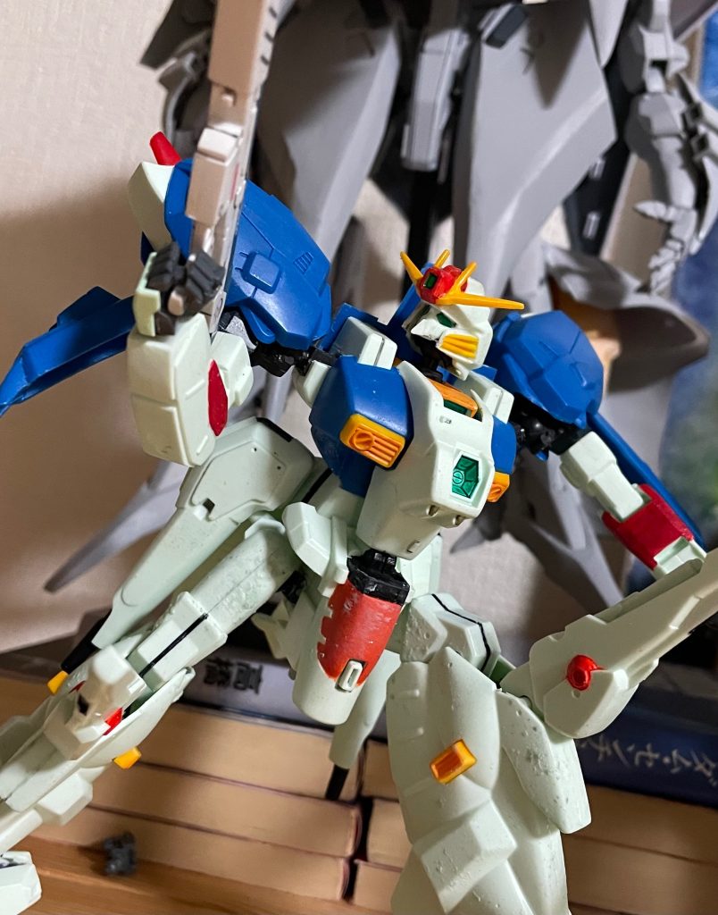 旧キットSガンダム関節可動部分塗装–3枚目/制作者：yamoaomo