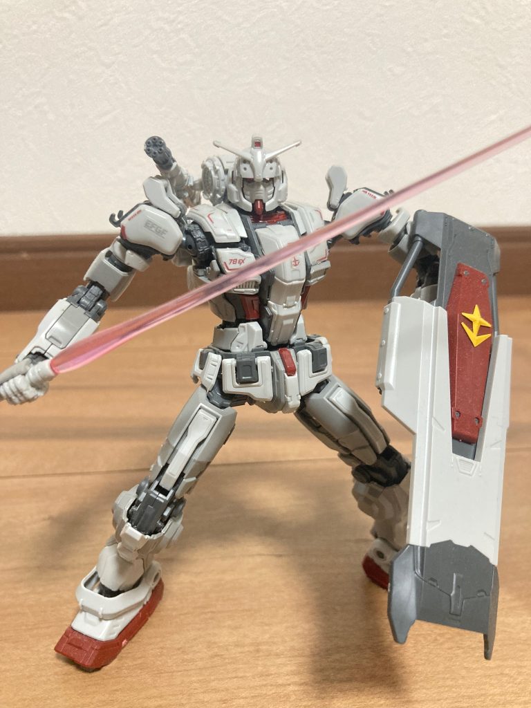 アニメで見たあのガンダムは恐怖そのモノ、、プラモやっぱいいですね！、
