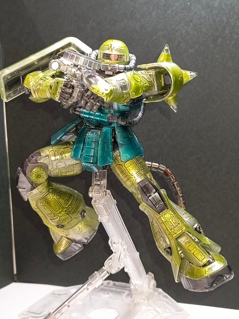 メカニカルコアメッキ風、下手でもやってみたら楽しいですね。メカニカルクリアを買いたくなりました(zaku-kao2)