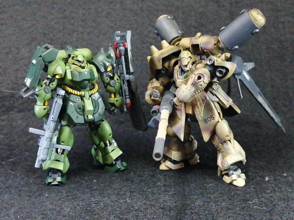 最後に以前作った近藤版とパチリ。