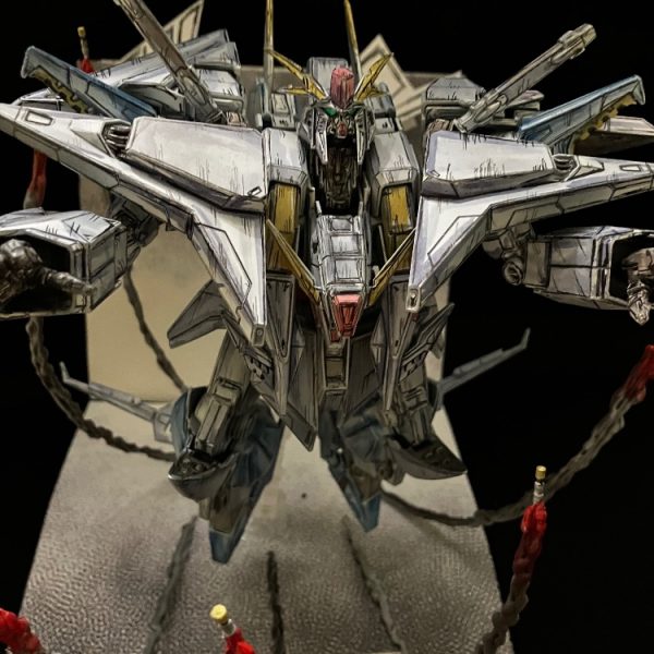 クスィーガンダムを漫画イラスト風塗装に✨
