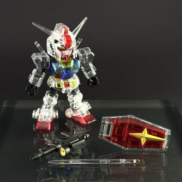 SDCSガンダム クリアver+クロスシルエットさん