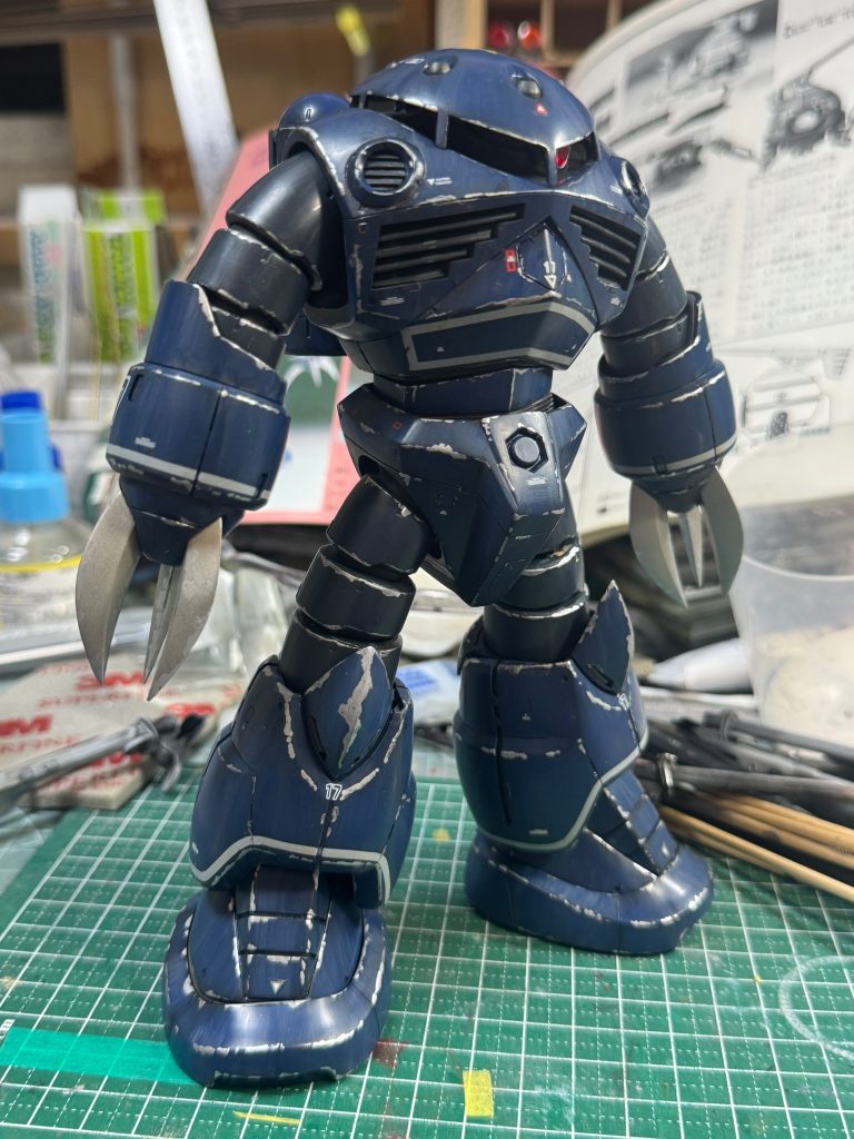 ここ最近のトレンドとは違う盛大な銀ハゲも楽しくできました。