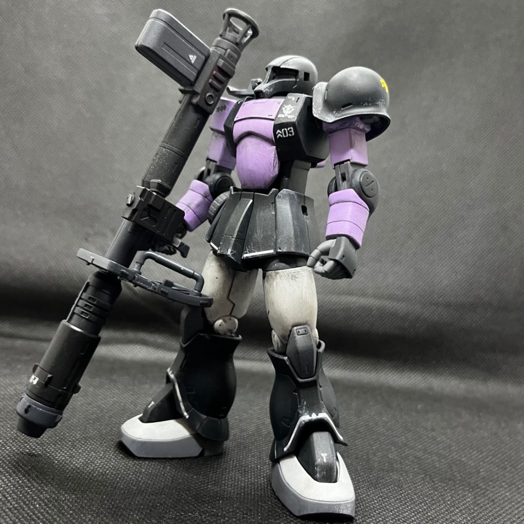 ＨＧ ザクI 黒い三連星仕様–4枚目/制作者：ごちお