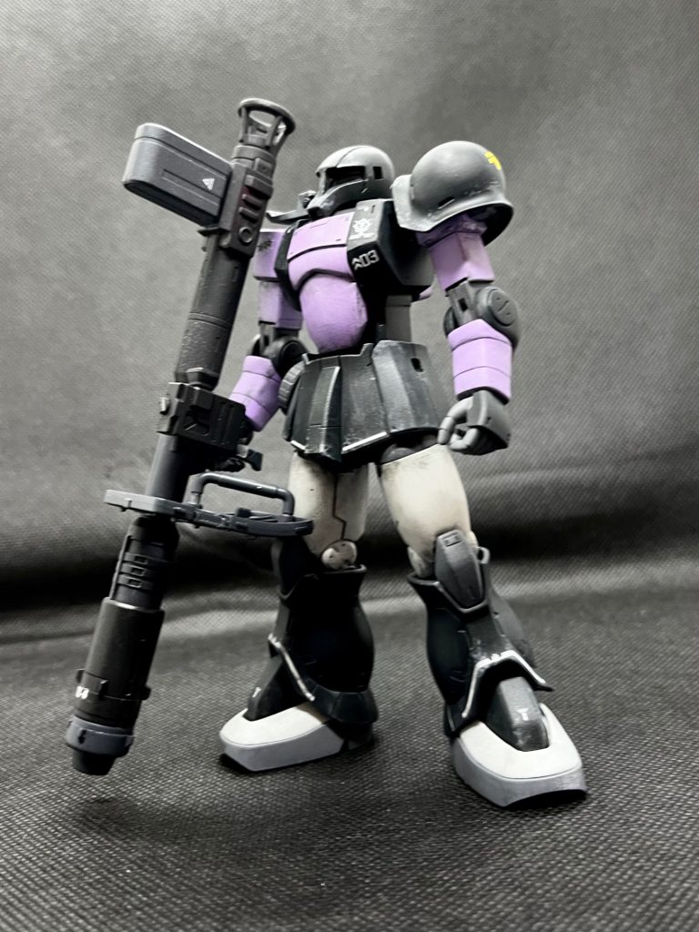 HG ザクI 黒い三連星仕様–4枚目/制作者:ごちお