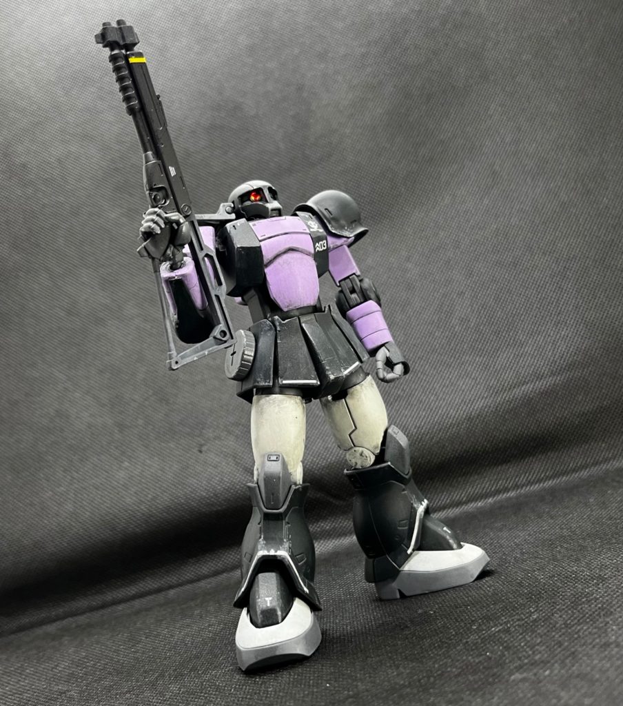 ケンプファーのショットガンを持たせてみました。これもカッコいいですね(自画自賛)