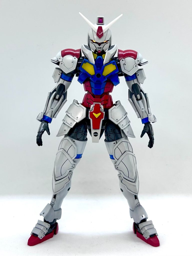 さて 感謝の意を込めて… &nbsp;ボーナスステージです😆【 GUN-BOY 〜ガン ボーイ〜】と名付けてみました😁ガンプラ含有率はおおよそ… &nbsp;１%🤣息子クンも「絶妙に胡散臭くてチープなのがイイ！」と絶賛(🤔？)してくれました？