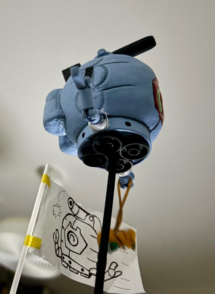キャノン砲は旧キットνガンダム1/100のバズーカを使用してます（唯一のガンプラ部分）その他　（アームと下周り）プラ板 &nbsp; プラパイプ &nbsp;プラ棒を使用