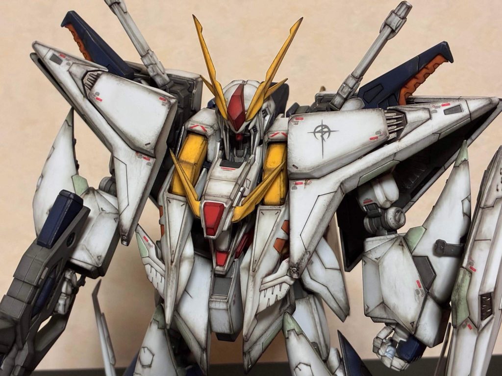 クスィーガンダム　部分塗装＆ウェザリング–3枚目/制作者：餅