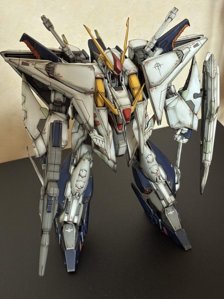 クスィーガンダム　部分塗装＆ウェザリング