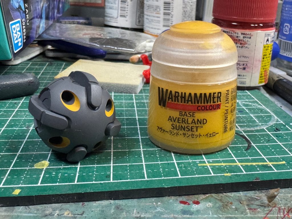 追伸初シタデル(ウォーハンマーカラー)筆塗り♪