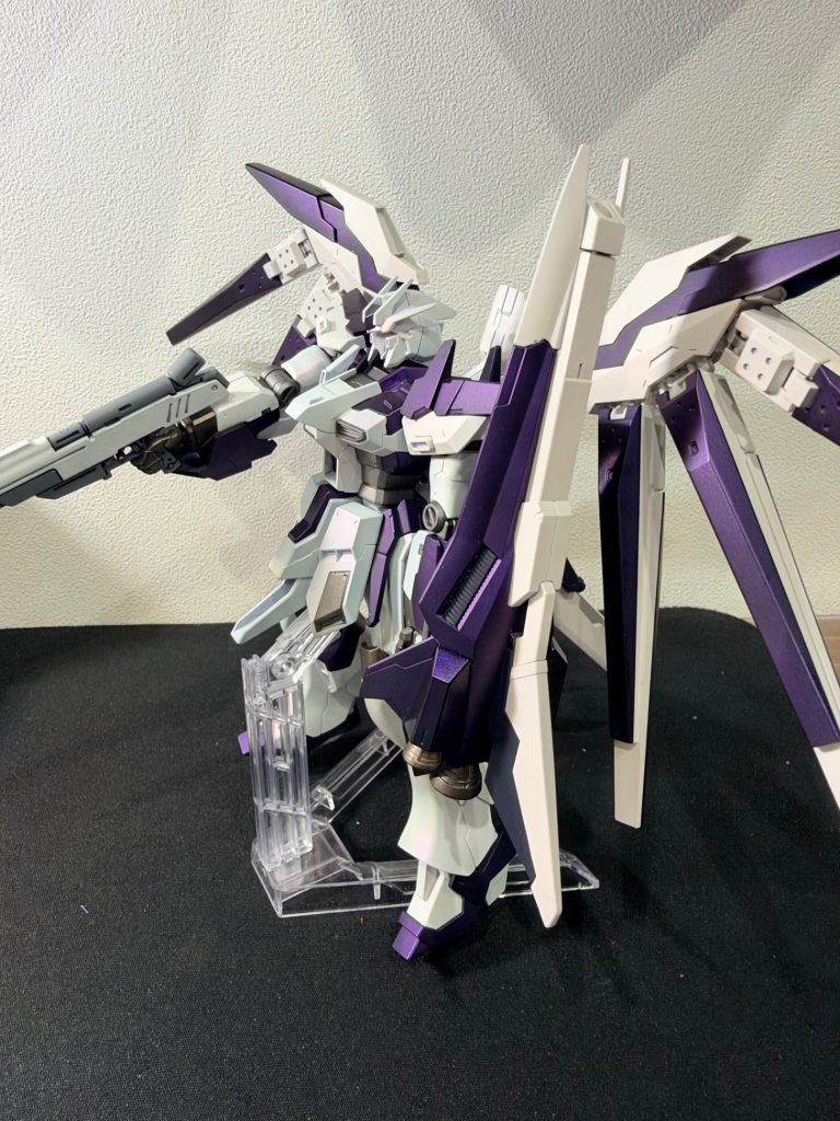 使用塗料下地全てガイヤノーツEXブラックホワイトフィニッシャーズPureWhite+FoundationWhiteホワイト上塗りアルカナホワイトムラサキ下地EXブラック上塗りSHOWUPクロノスファインパープルガンメタガイヤノーツサーフェーサーガンメタフィニッシャーズLightGunmetalレッドフィニッシャーズクリアレッドシールド黒部分DEPIAEBLACKBLUEトップコートガイヤノーツセミグロスクリア半ツヤ