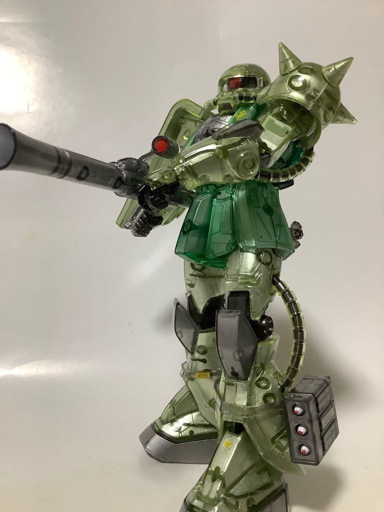 MG 量産型ザク(クリスタルバージョン)メカニカルコアメッキ風
