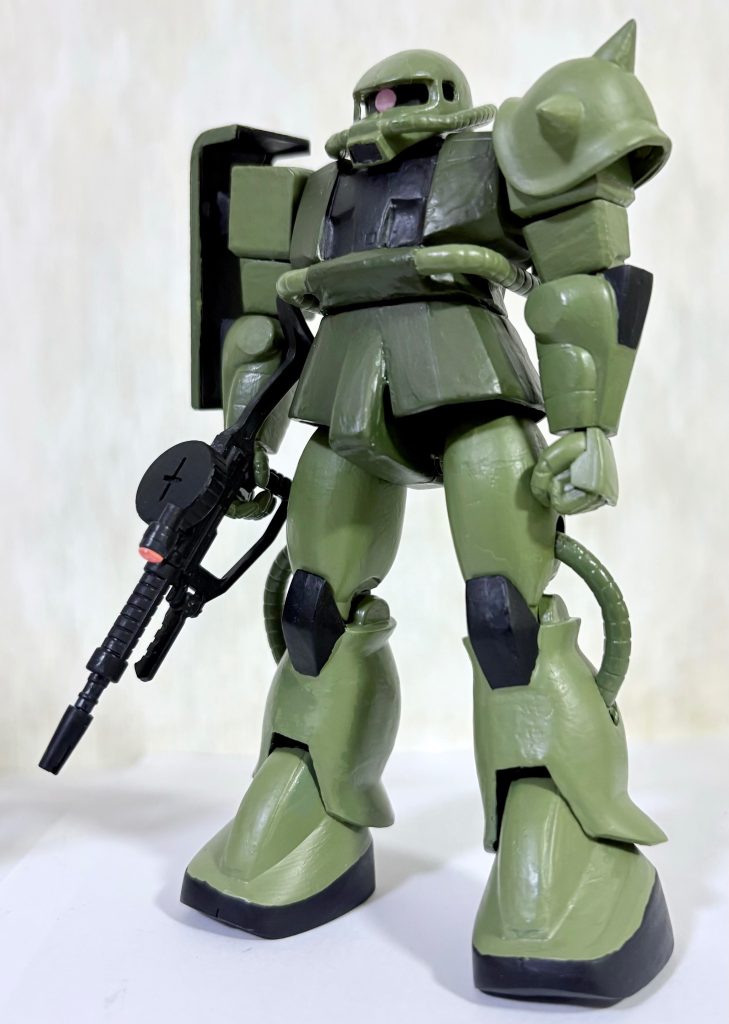 MSVザク。一番のお気に入りはなんといってもコレである(zaku-kao6)
