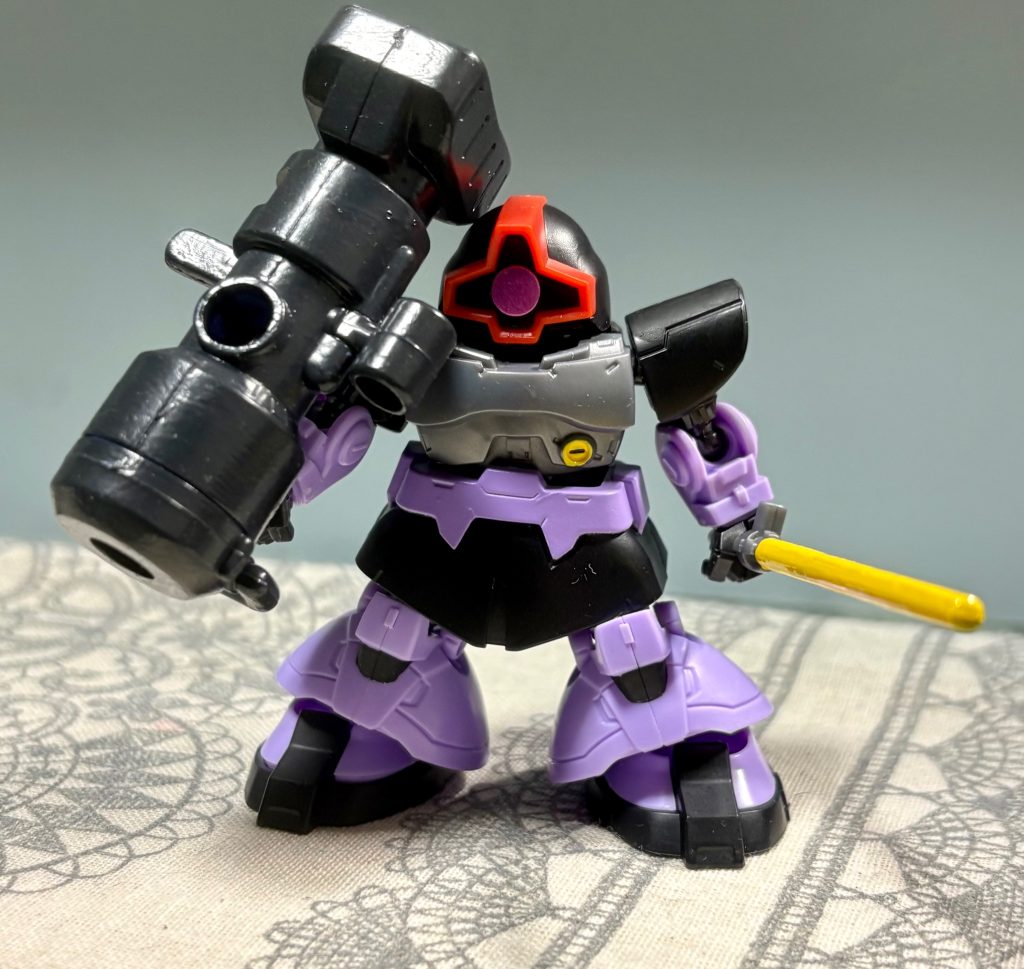 モビリティジョイント自体がSDガンダムの発展型なのでデフォルメした武器を持たせても大丈夫(gandam-hand2)