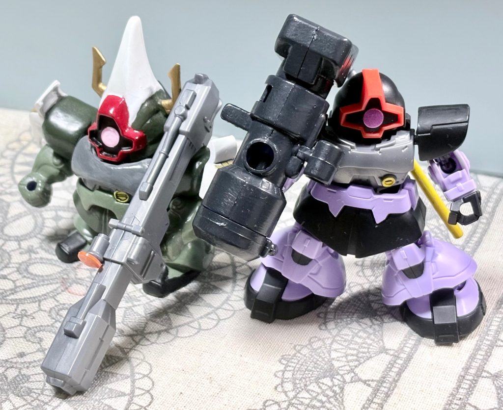 やっぱり「ドムのキットにハズレなし」だね(zaku-kao7)ガルマザクを組んでから少しずつエンジンがかかってきたのでまた色々投稿するかも。次回もお楽しみに(gandam-hand1)