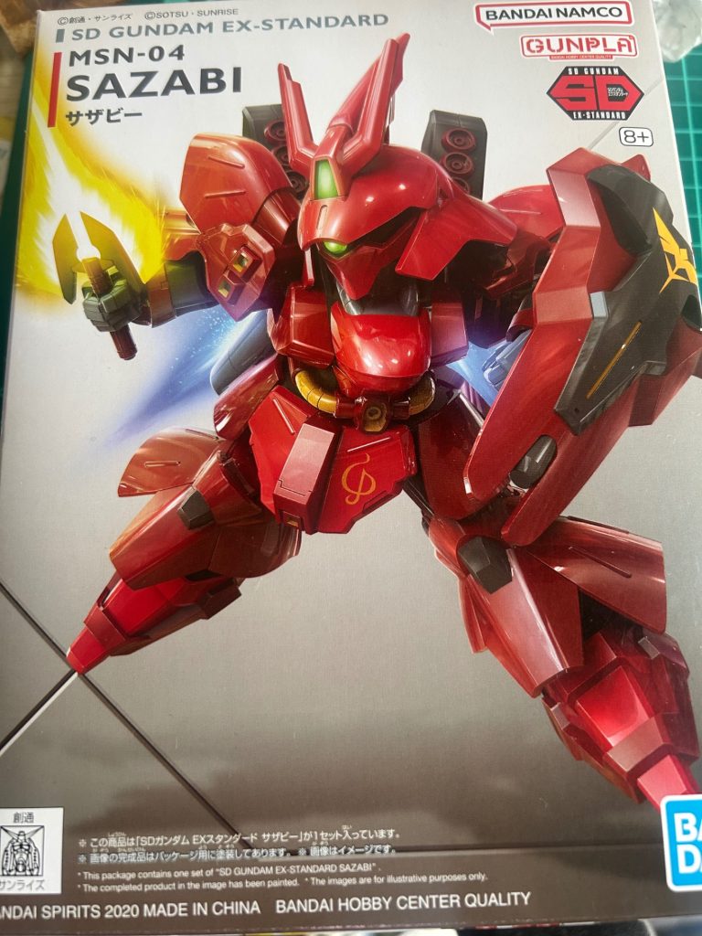 今回使ったキット・SDサザビー・30msリリネル＋髪型（有栖川夏葉）・顔　figure-rise standardアマテ・ユズリハ・みこぴー　100均ハローキティのストラップ&nbsp;