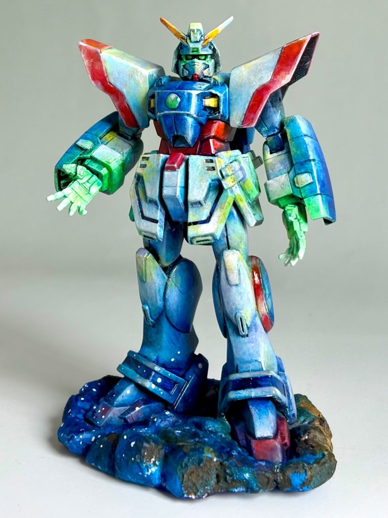 シャイニングガンダム　旧キット1/144–2枚目/制作者：@館長