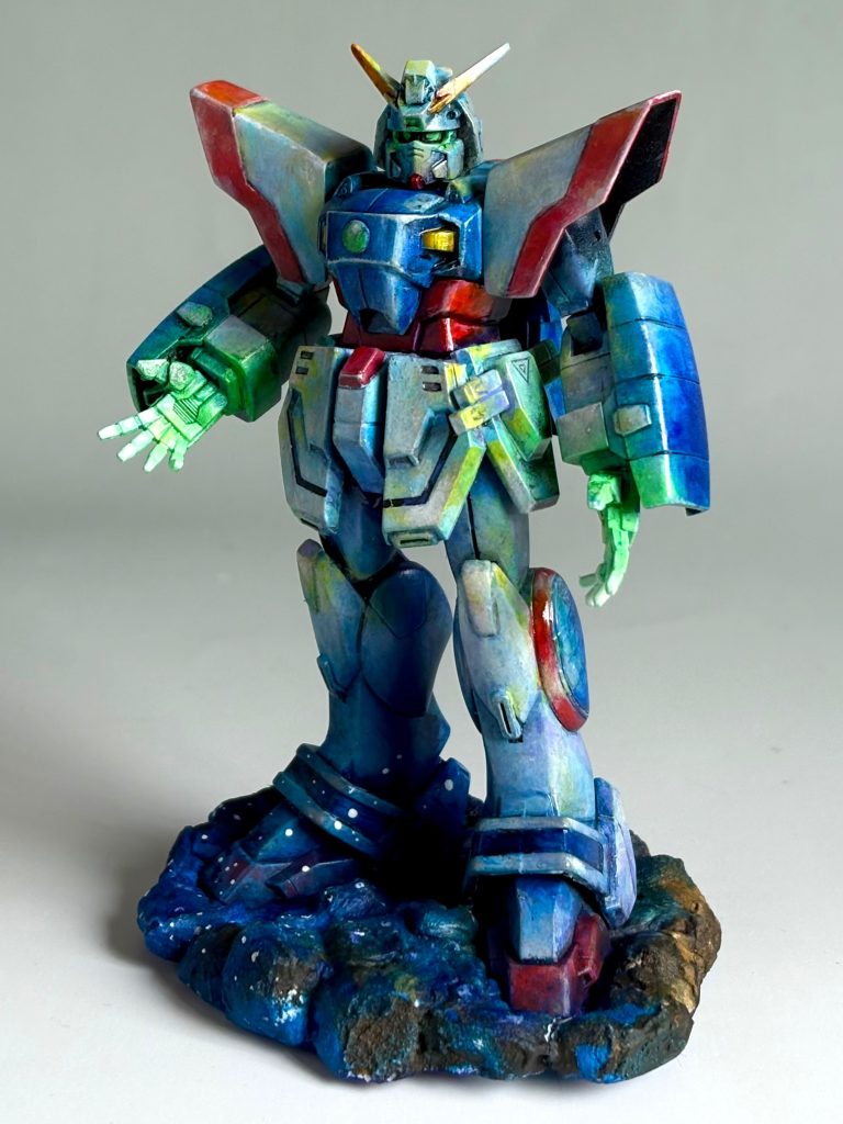 シャイニングガンダム　旧キット1/144–3枚目/制作者：@館長
