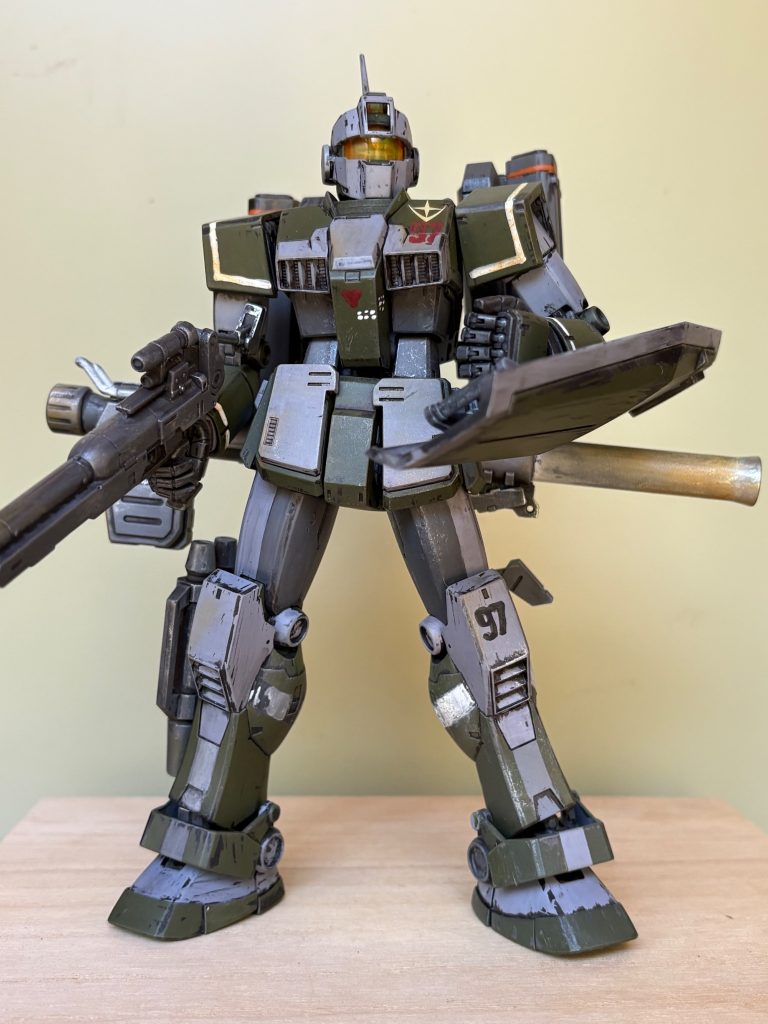宇宙空間には、サビや焦げは発生しません。が、ガンダムでは🔥出てるから、焦げて良いでしょう！