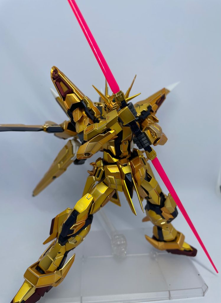 RG 1/144 アカツキガンダム(オオワシ装備)&シラヌイパック–2枚目/制作者：もこやま